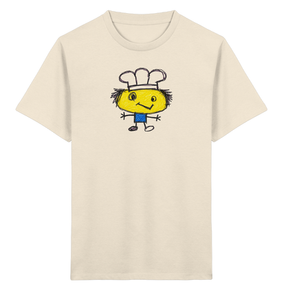 Kritzelkopf mit Kochmütze - Kinder Bio T-Shirt