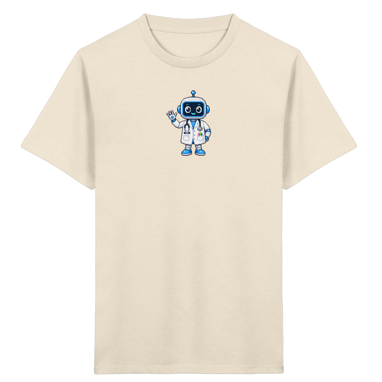 Pixel Roboter T-Shirt: Freundlich und cool - Kinder T-Shirt
