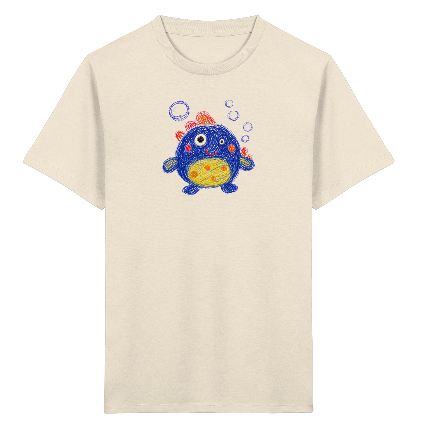 Blubberbauch Unterwasser Monster - Kinder Bio T-Shirt