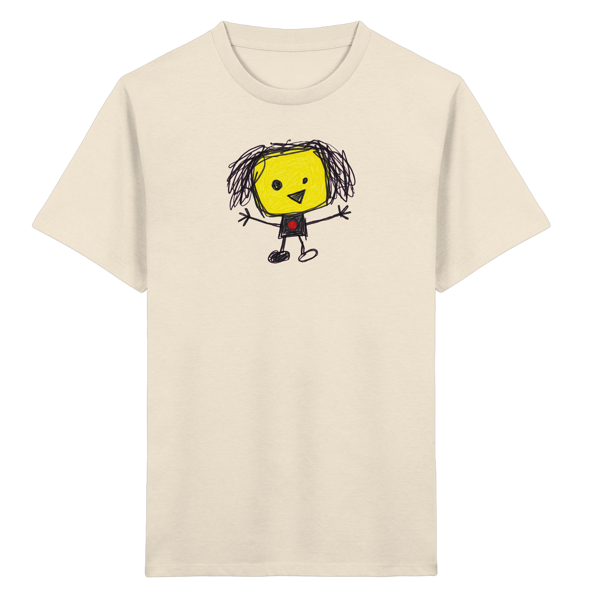 Kritzelkopf mit Wirbelhaar - Kinder Bio T-Shirt