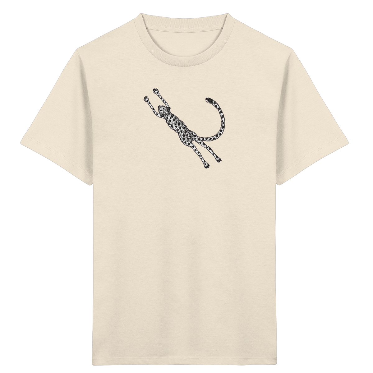 Gepard von oben - Kinder Bio T-Shirt