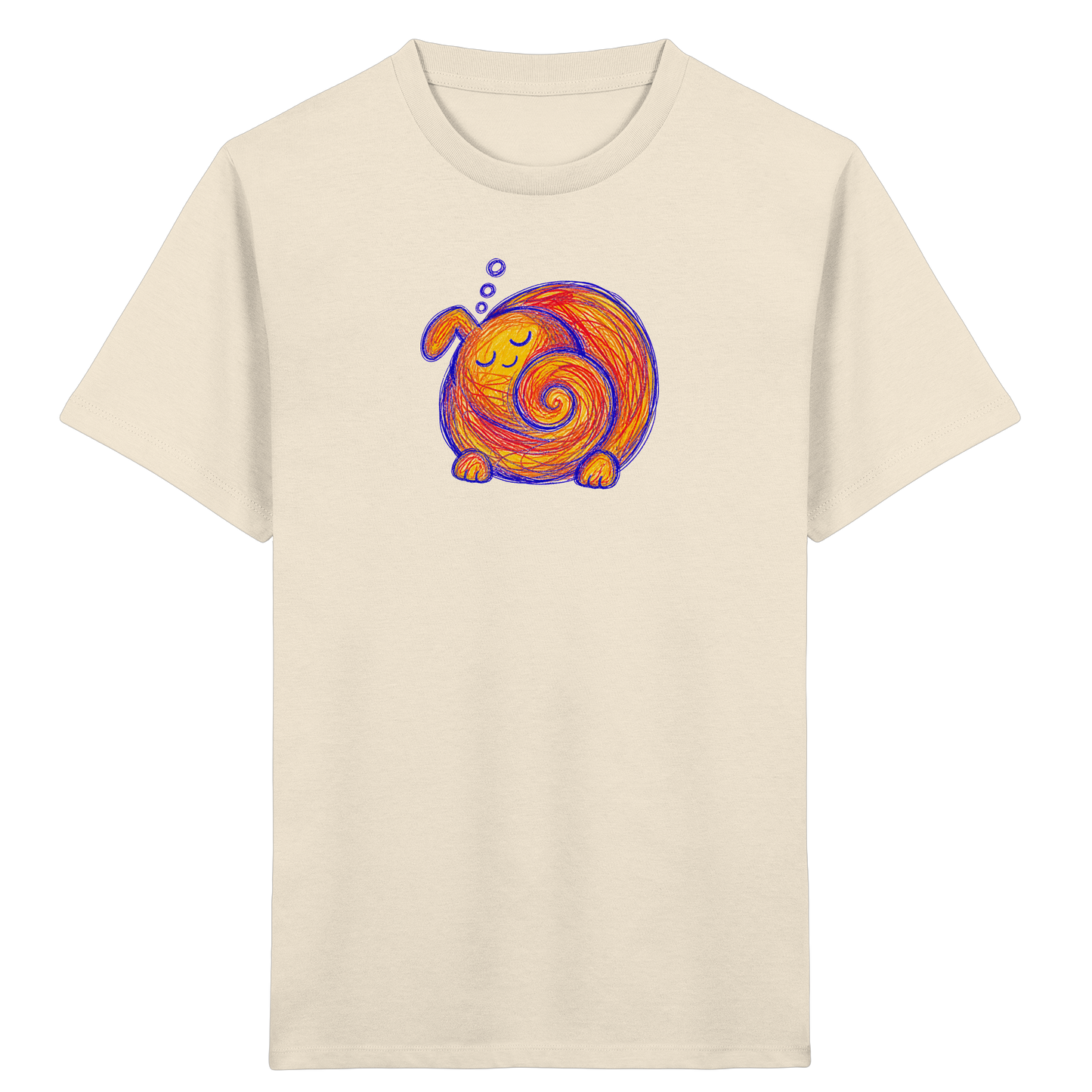 Schnarchkringel Monster Kinder Shirt - Kinder Bio T-Shirt