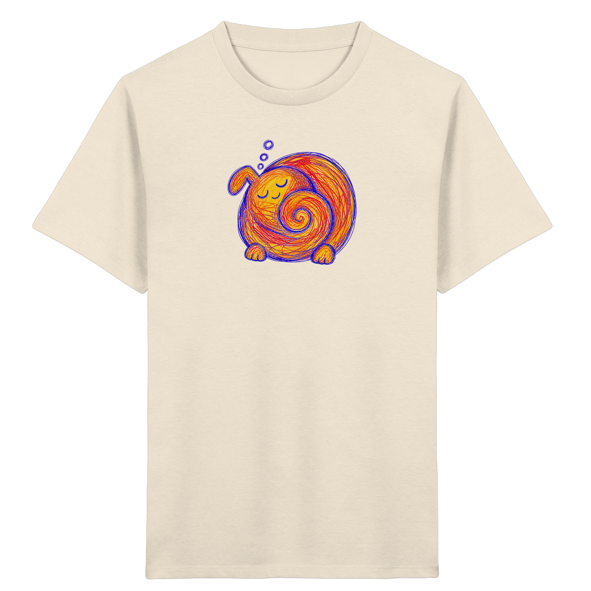 Schnarchkringel Monster Kinder Shirt - Kinder Bio T-Shirt