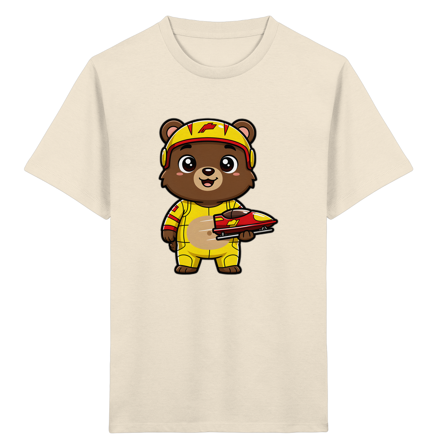 Bären-Rennfahrer T-Shirt: Abenteuer pur! - Kinder Bio T-Shirt