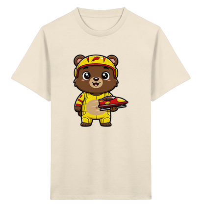 Bären-Rennfahrer T-Shirt: Abenteuer pur! - Kinder Bio T-Shirt