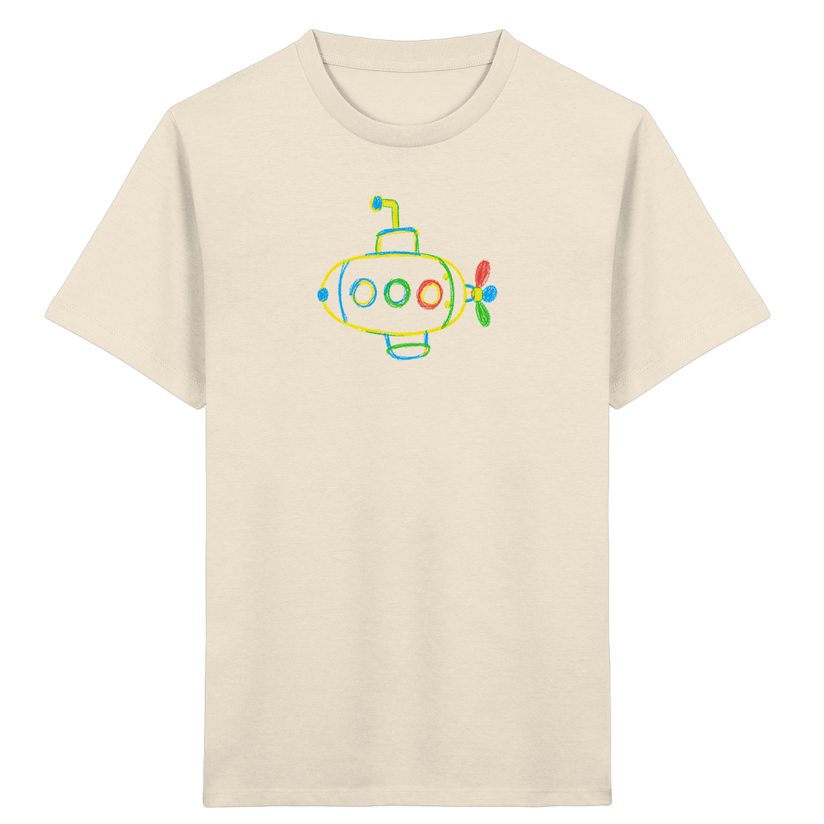 Farbpunkt U-Boot Abenteuer - Kinder Bio T-Shirt