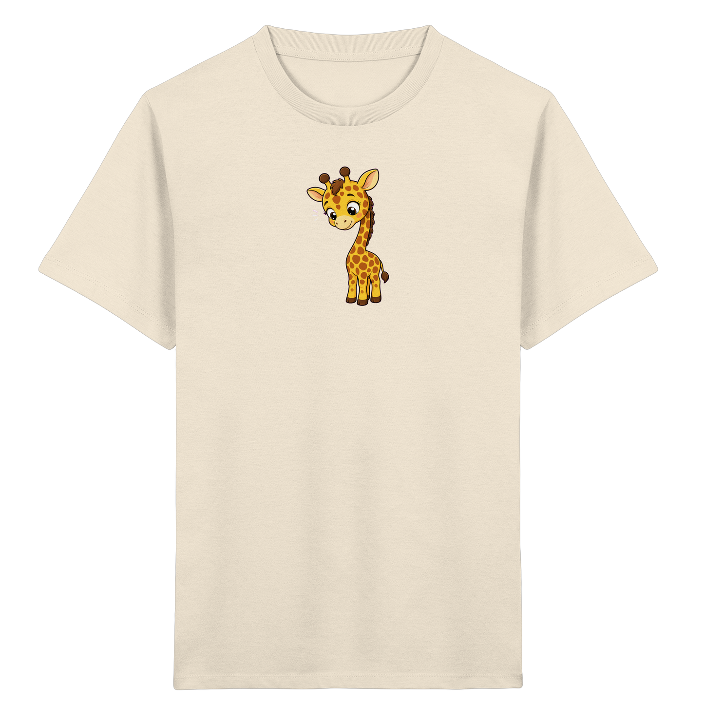 Niedliche Giraffe: Fröhliches Kinder-T-Shirt - Kinder Bio T-Shirt