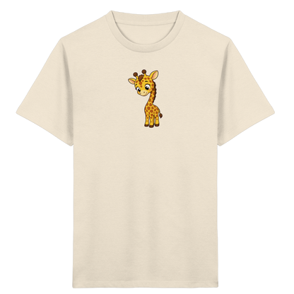 Niedliche Giraffe: Fröhliches Kinder-T-Shirt - Kinder Bio T-Shirt