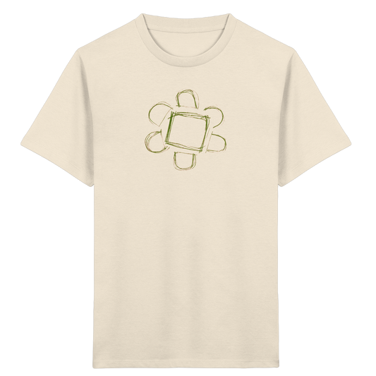 Waldgrüne Eckenblume Kinder T-Shirt - Kinder Bio T-Shirt
