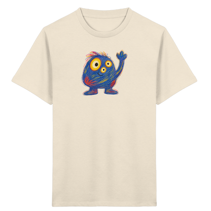 Dreiäuglein winkt fröhlich - Kinder Bio T-Shirt