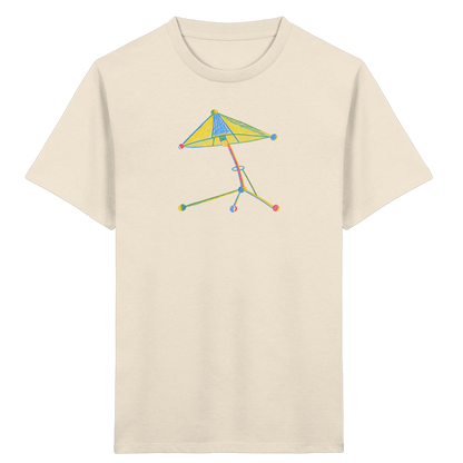 Bunte Farbpunkt Lampe - Kinder Bio T-Shirt