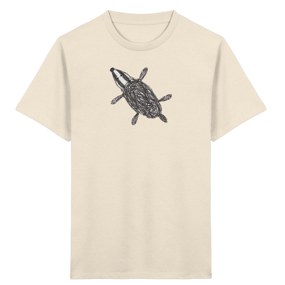 Dachs von oben - Kinder Bio T-Shirt