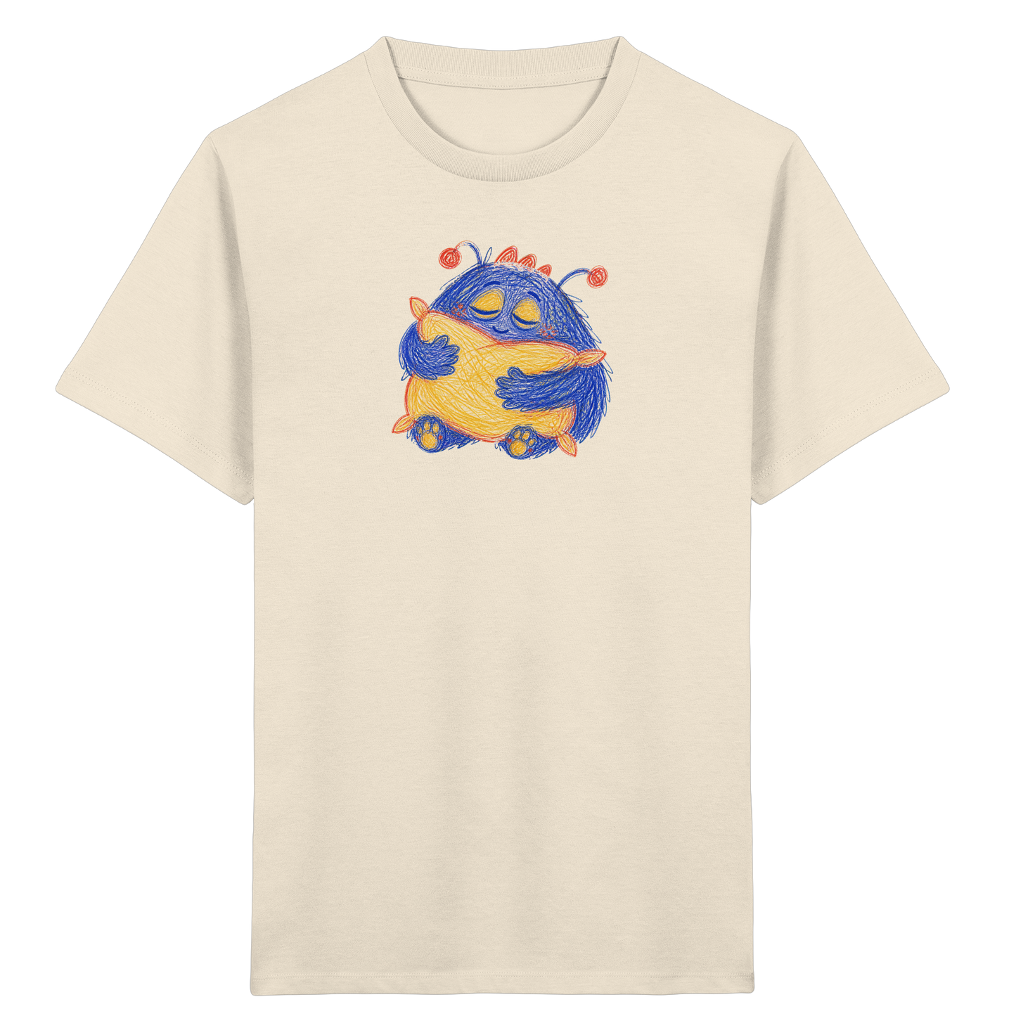 Kissenkuschler Monster Kinder T-Shirt - Kinder Bio T-Shirt