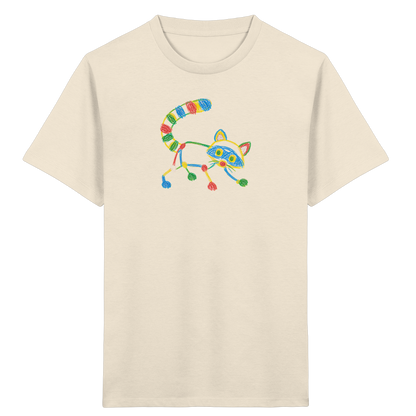 Farbpunkt Waschbär Kinder T-Shirt - Kinder Bio T-Shirt