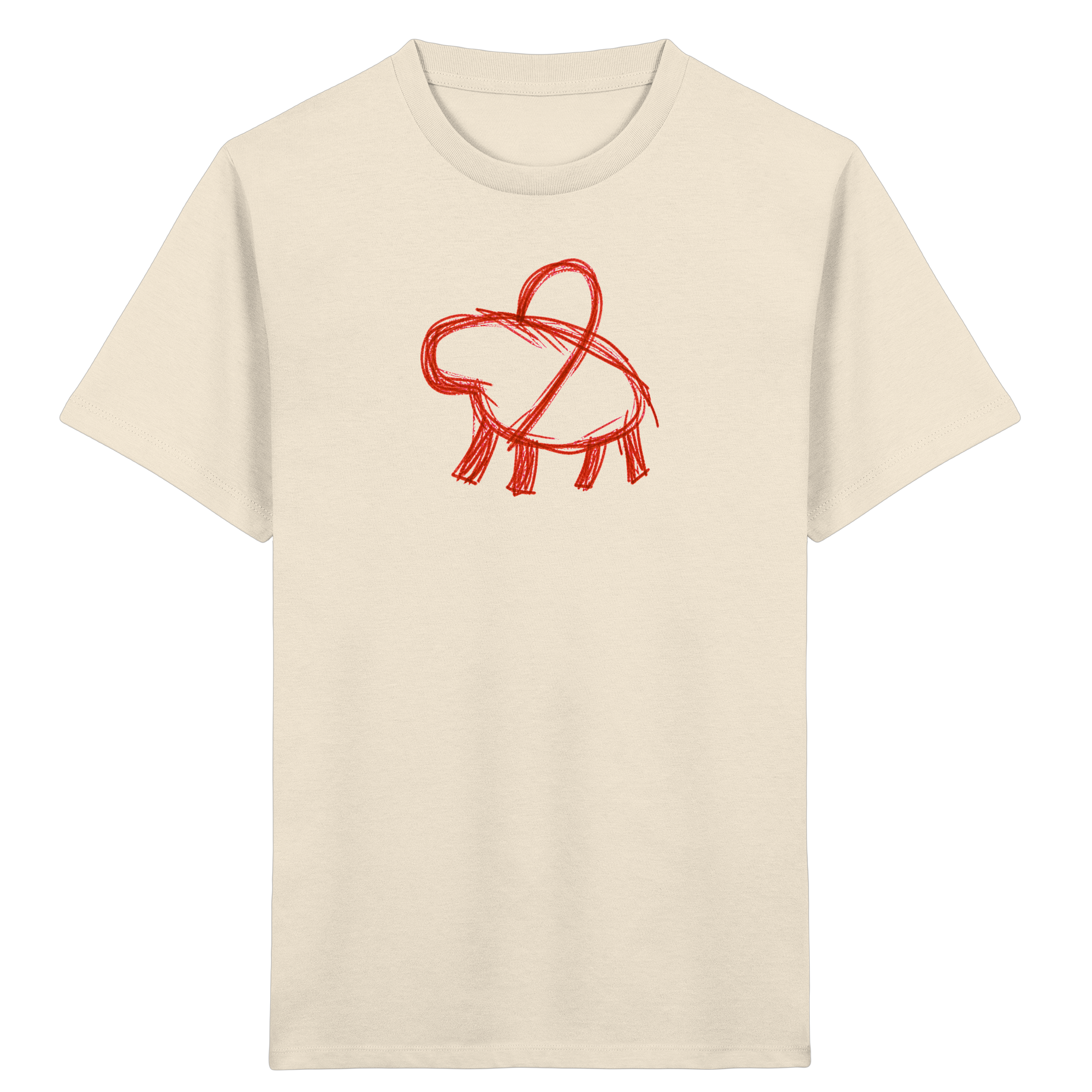 Capybara mit Ranzen Kinder T-Shirt