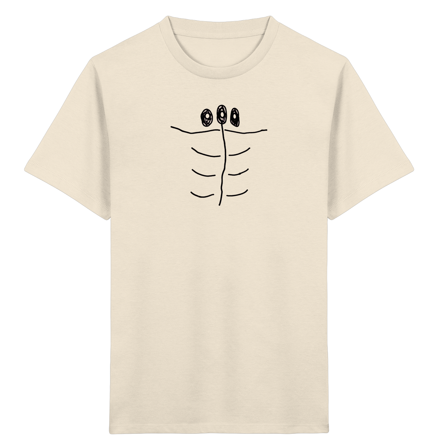 Kinder T-Shirt – Dreiaugige Stangenfigur für Kinder