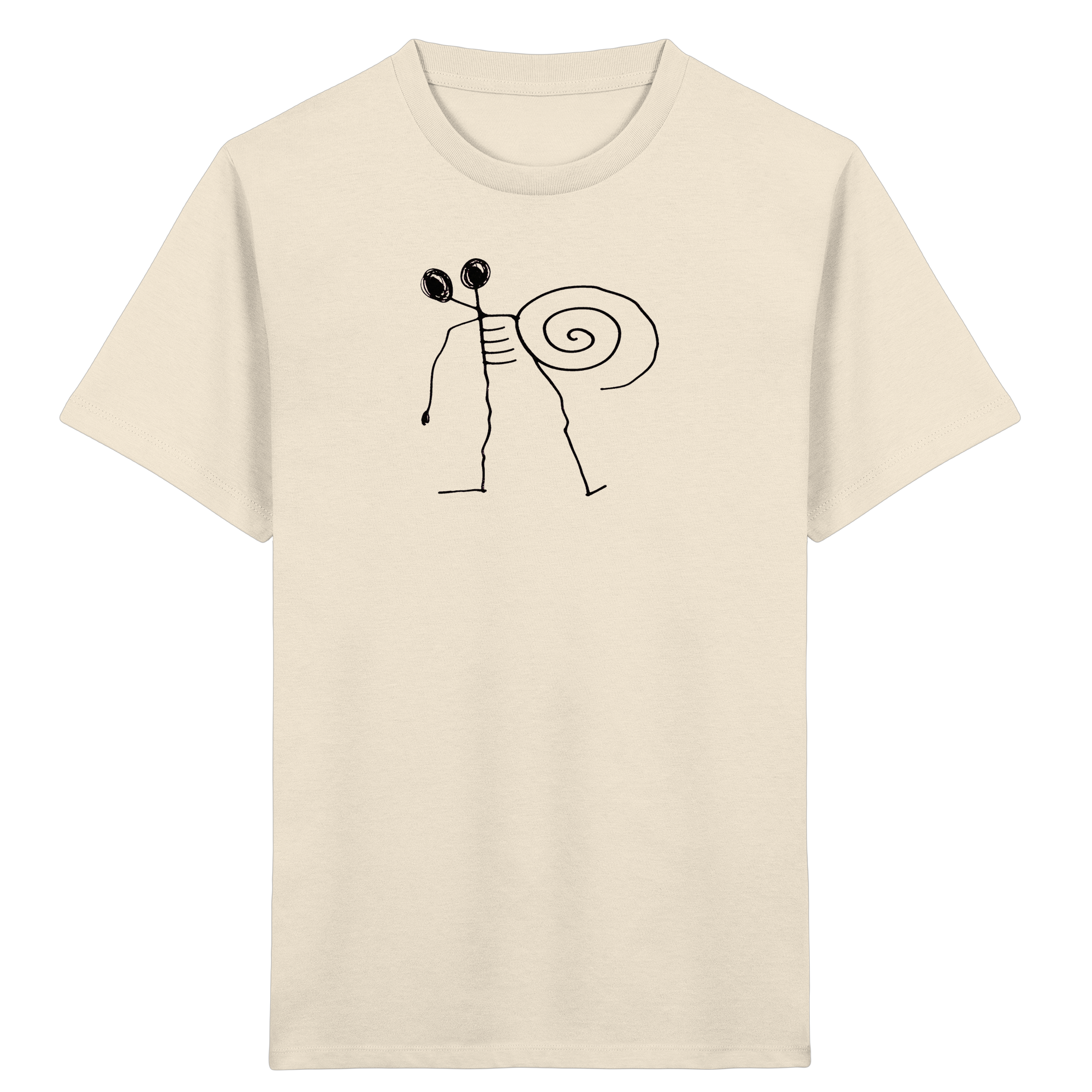 Schneckenrücken-Wesen – Kinder-T-Shirt