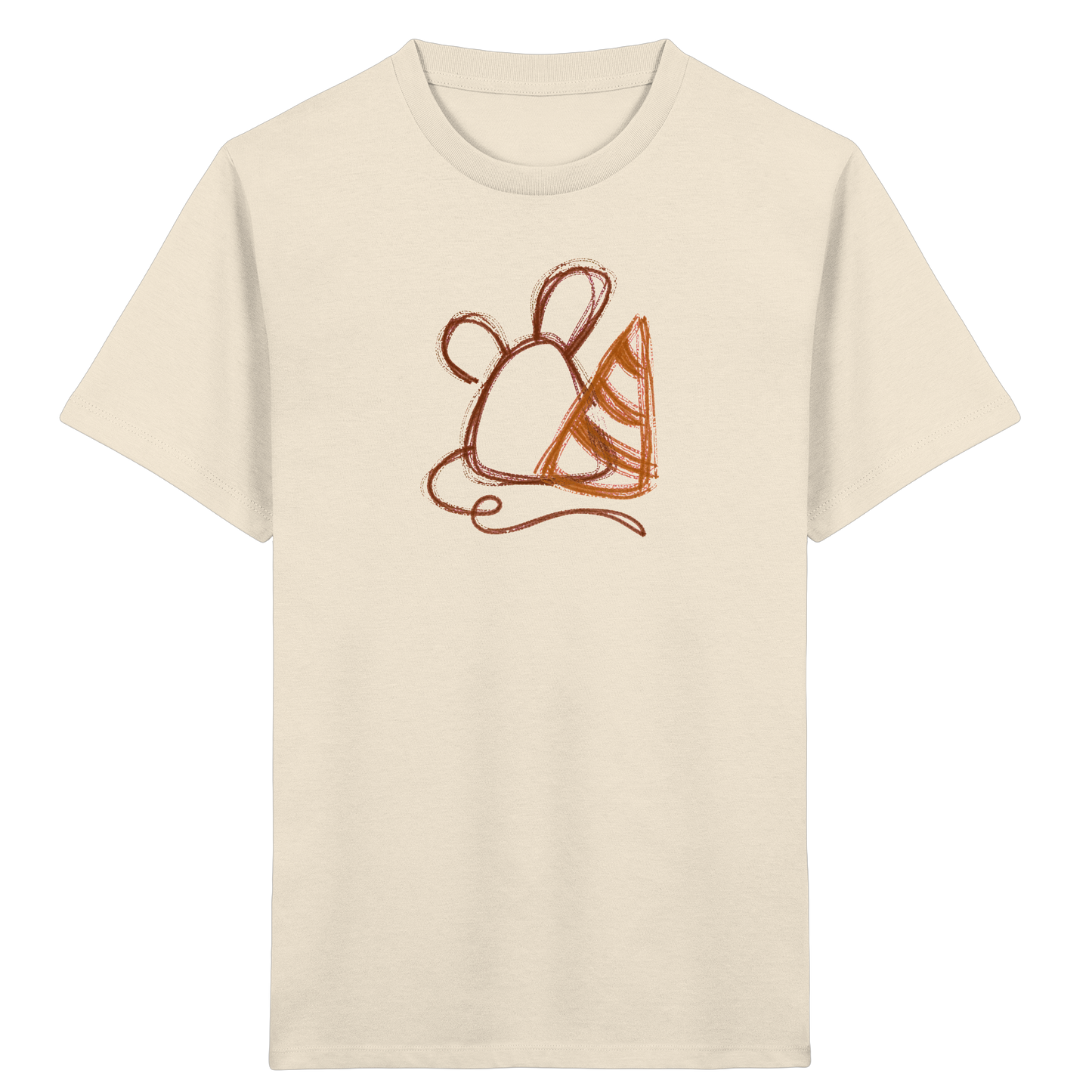 Krakelmaus mit großer Schultüte - Kinder Bio T-Shirt