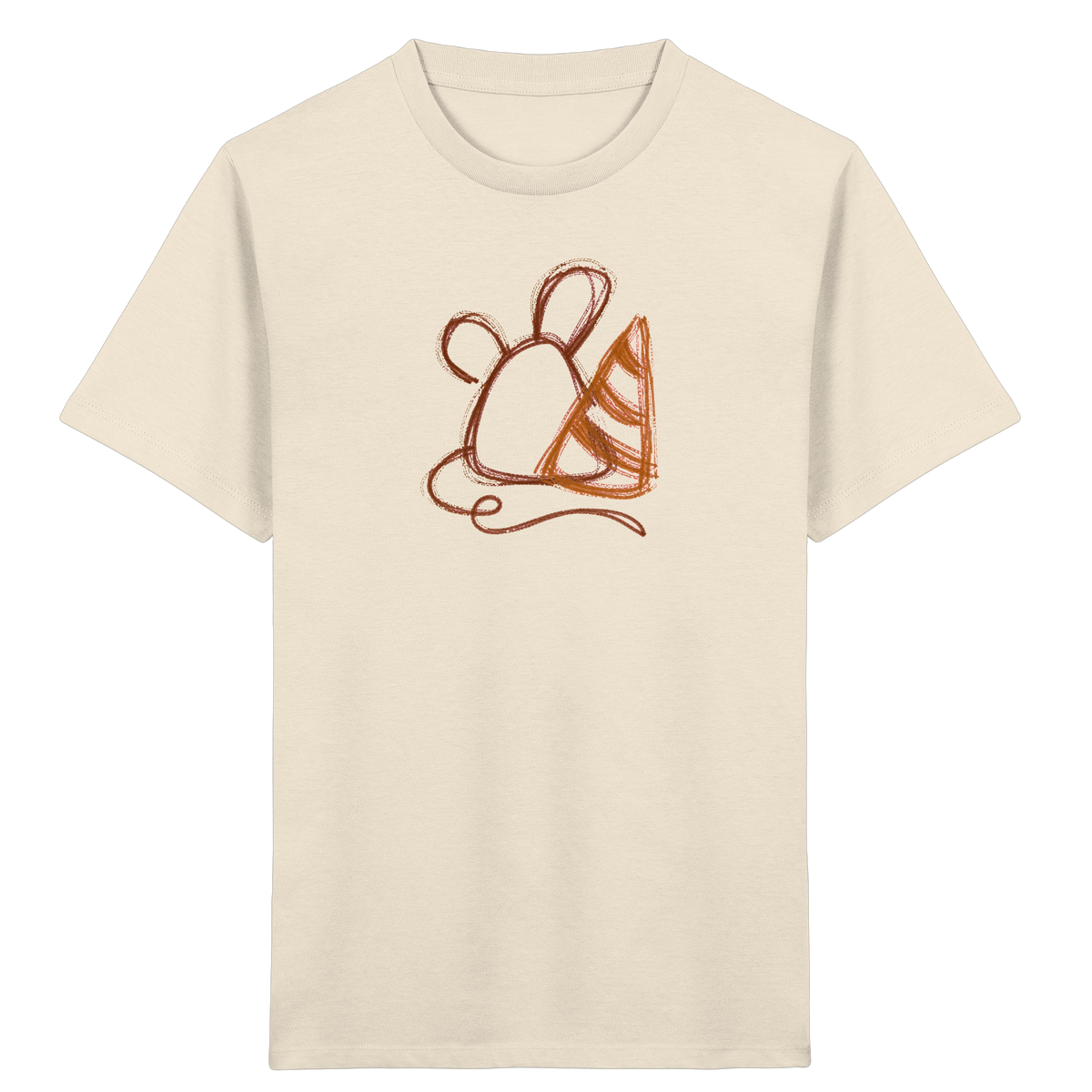 Krakelmaus mit großer Schultüte - Kinder Bio T-Shirt