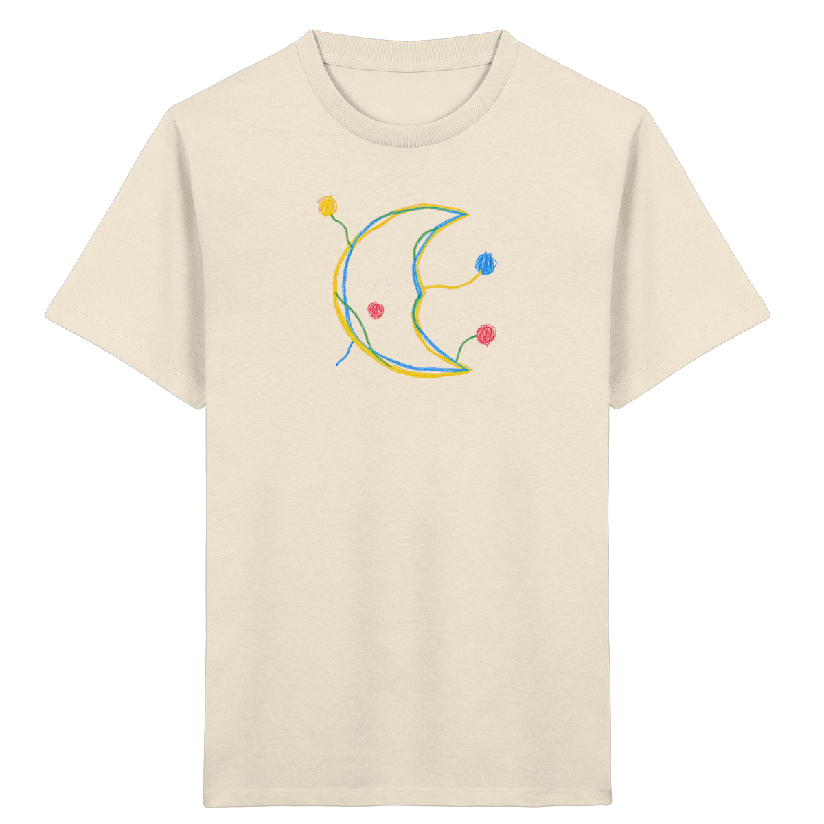 Farbpunkt Mond für Kinder - Kinder Bio T-Shirt