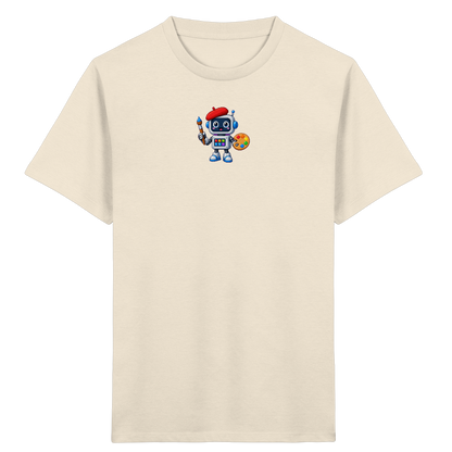 Pixel Roboter Künstler T-Shirt für Kinder - Kinder T-Shirt
