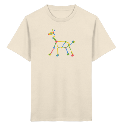 Farbpunkt Giraffe Kinder T-Shirt - Kinder Bio T-Shirt