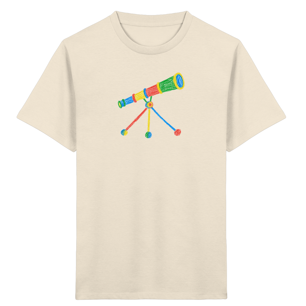 Farbpunkt Teleskop für Kinder - Kinder Bio T-Shirt