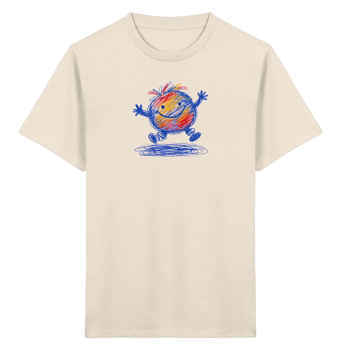 Pfützenhüpfer Kritzelmonster Kinder Shirt - Kinder Bio T-Shirt