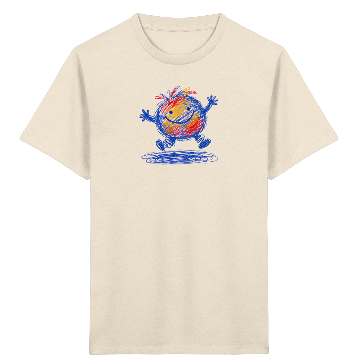 Pfützenhüpfer Kritzelmonster Kinder Shirt - Kinder Bio T-Shirt