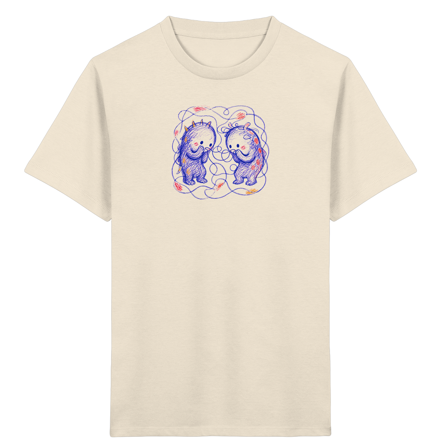 Leiseflüsterer Monster Kinder Shirt - Kinder Bio T-Shirt