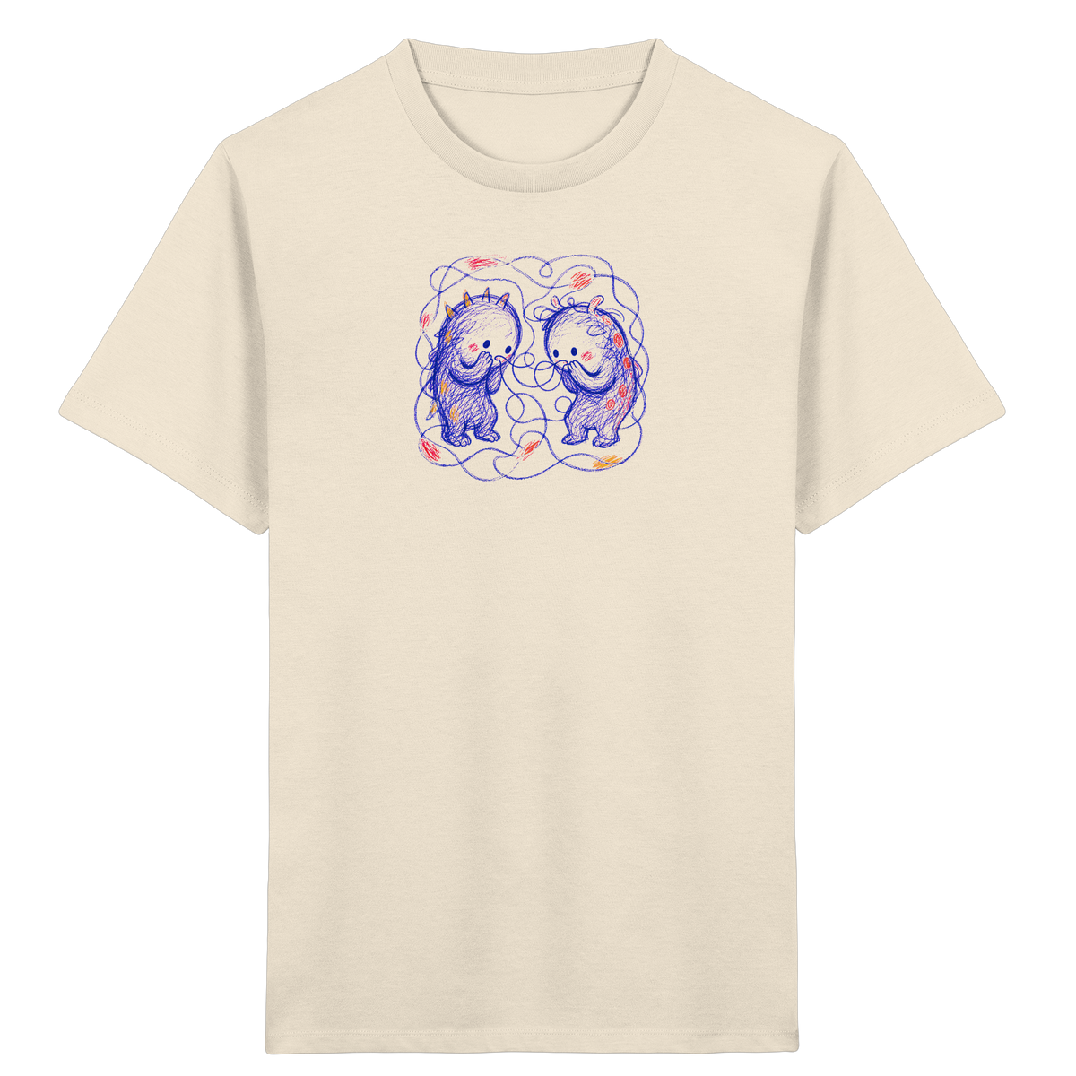 Leiseflüsterer Monster Kinder Shirt - Kinder Bio T-Shirt