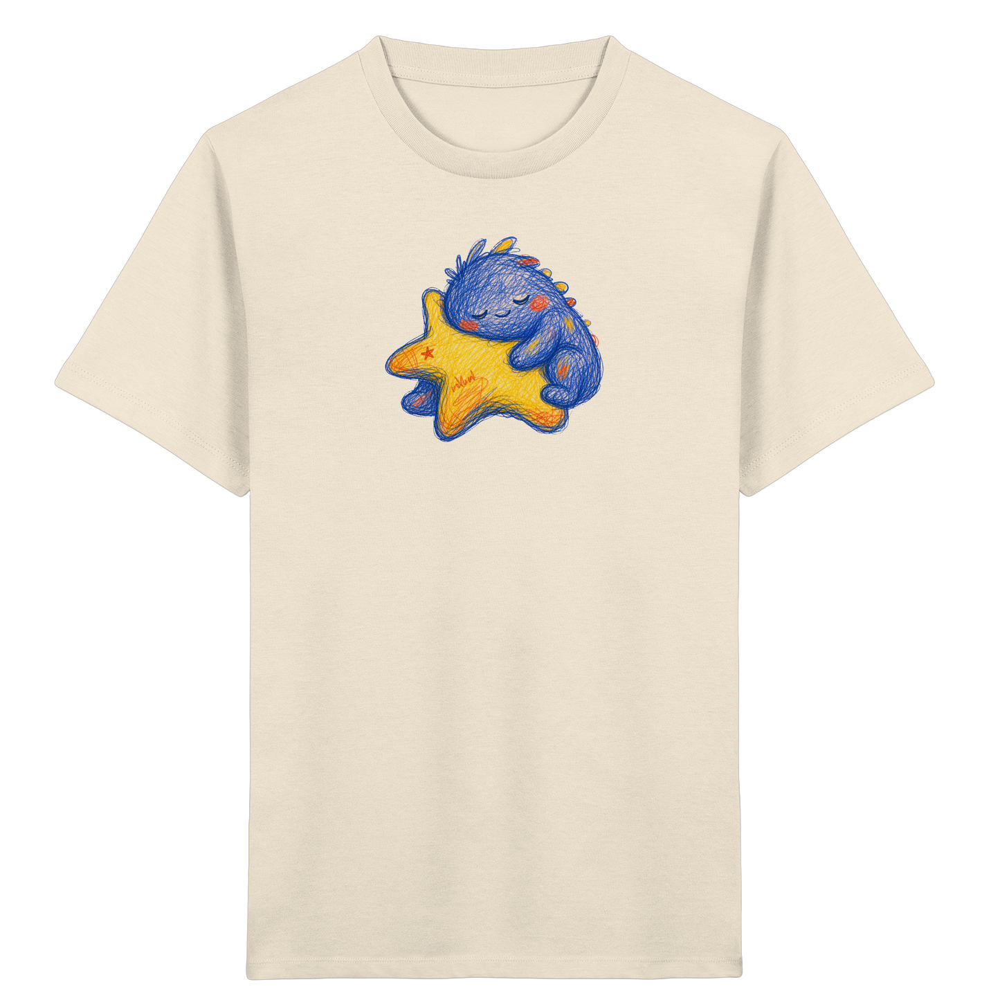Sternenschläfer Monster mit Stern - Kinder Bio T-Shirt