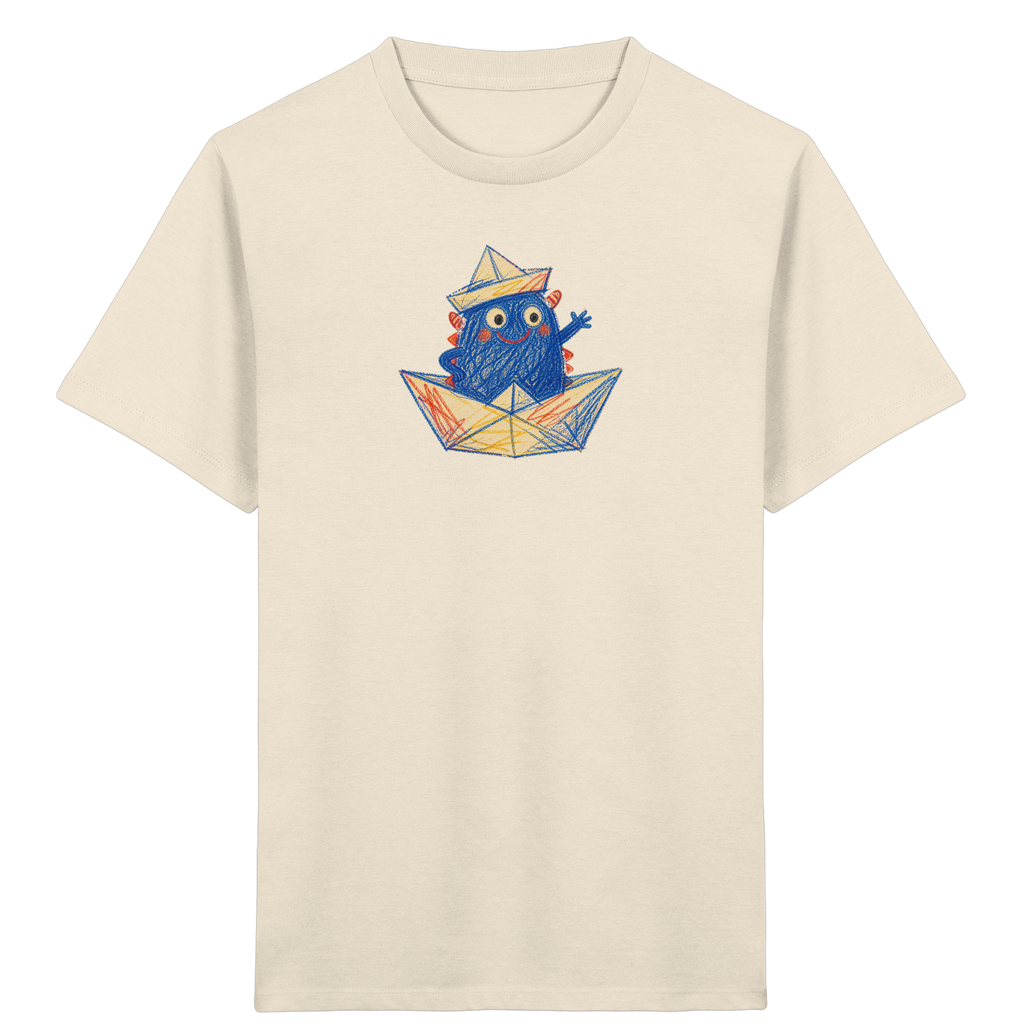 Kleiner Kapitän Monster - Kinder Bio T-Shirt