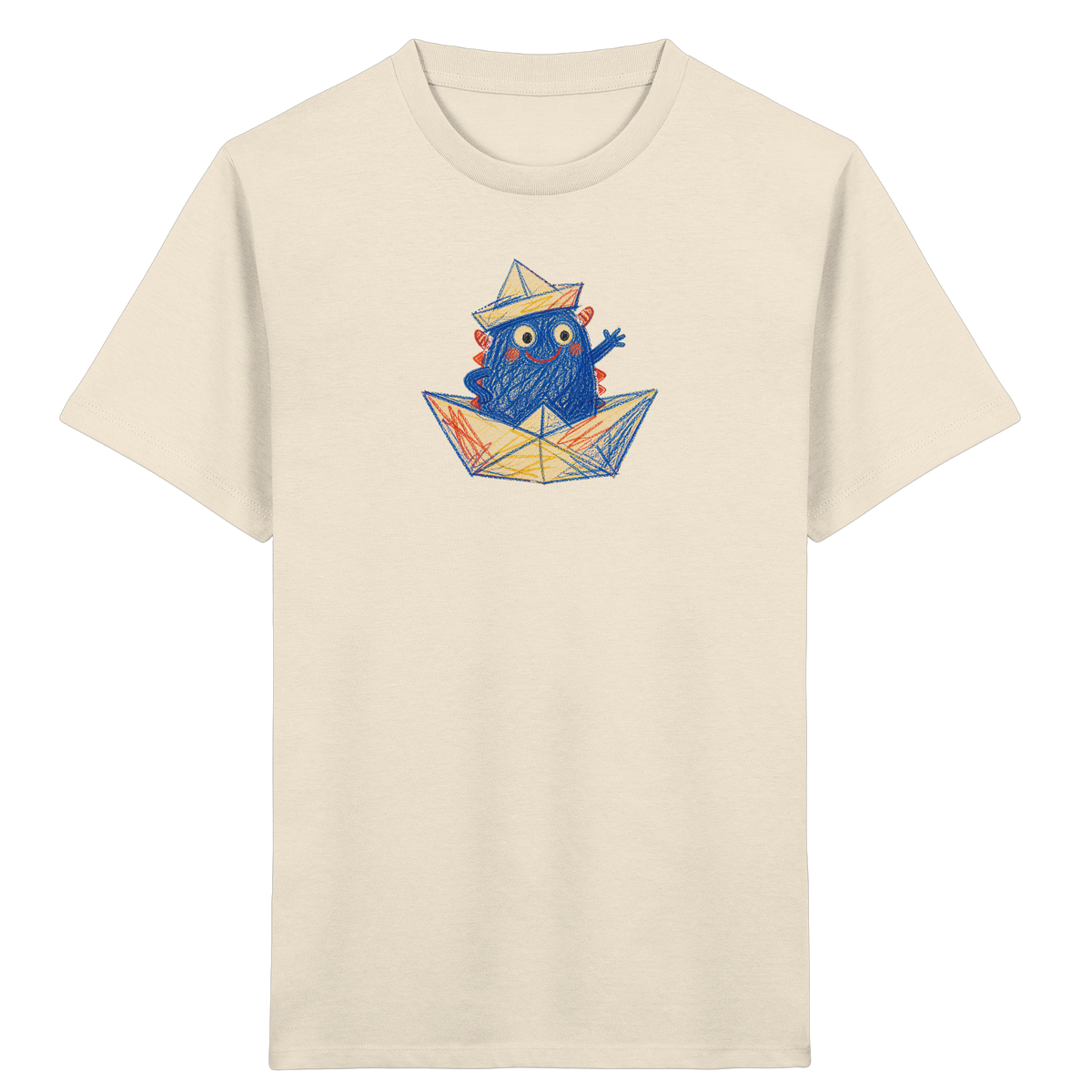 Kleiner Kapitän Monster - Kinder Bio T-Shirt