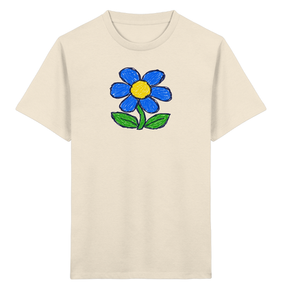 Kritzel Gänseblümchen für Kinder - Kinder Bio T-Shirt