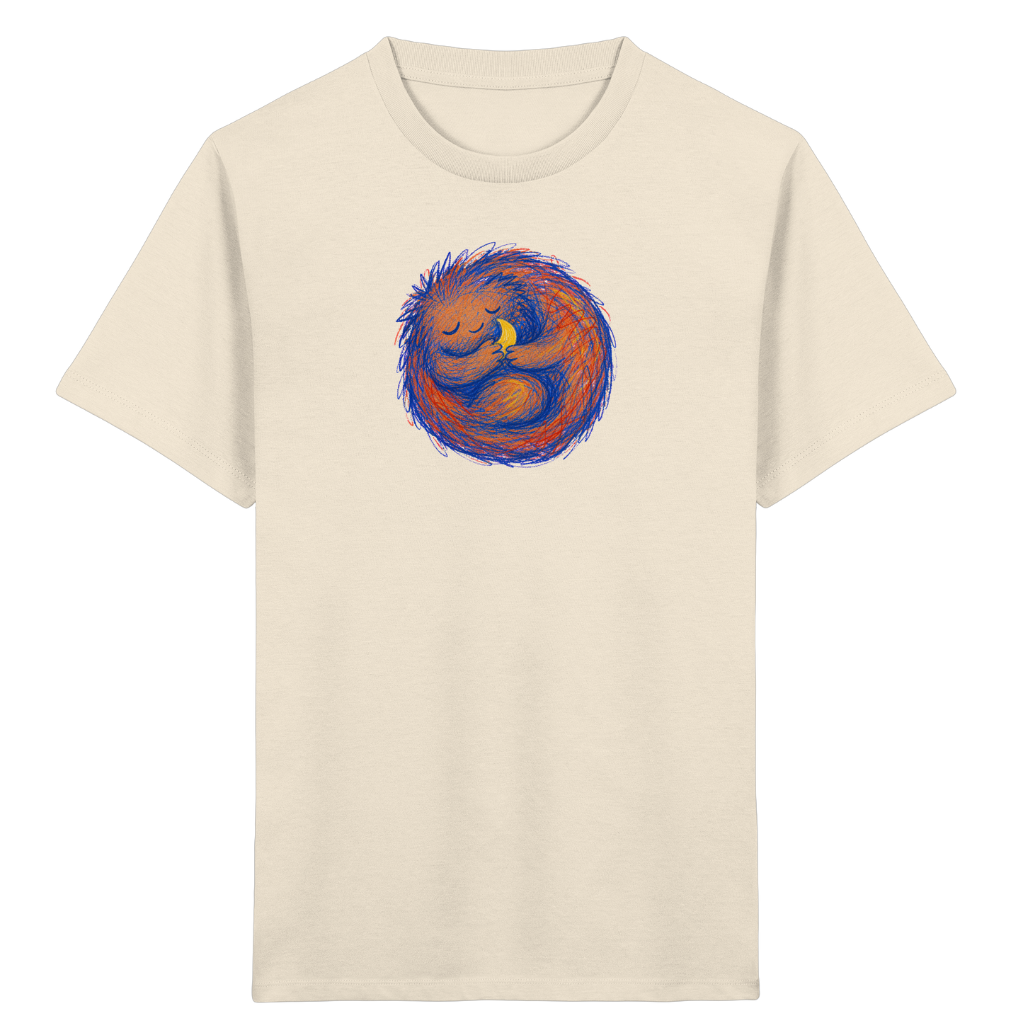 Schlafzottel mit kleinem Mond - Kinder Bio T-Shirt