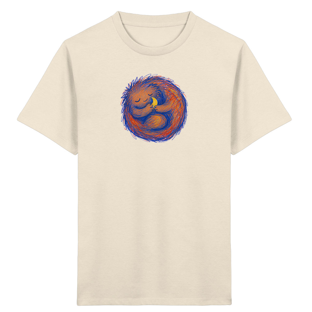 Schlafzottel mit kleinem Mond - Kinder Bio T-Shirt