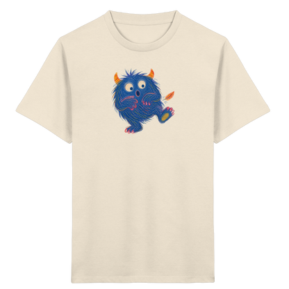 Kitzelzottel lacht im Federkitzel - Kinder Bio T-Shirt