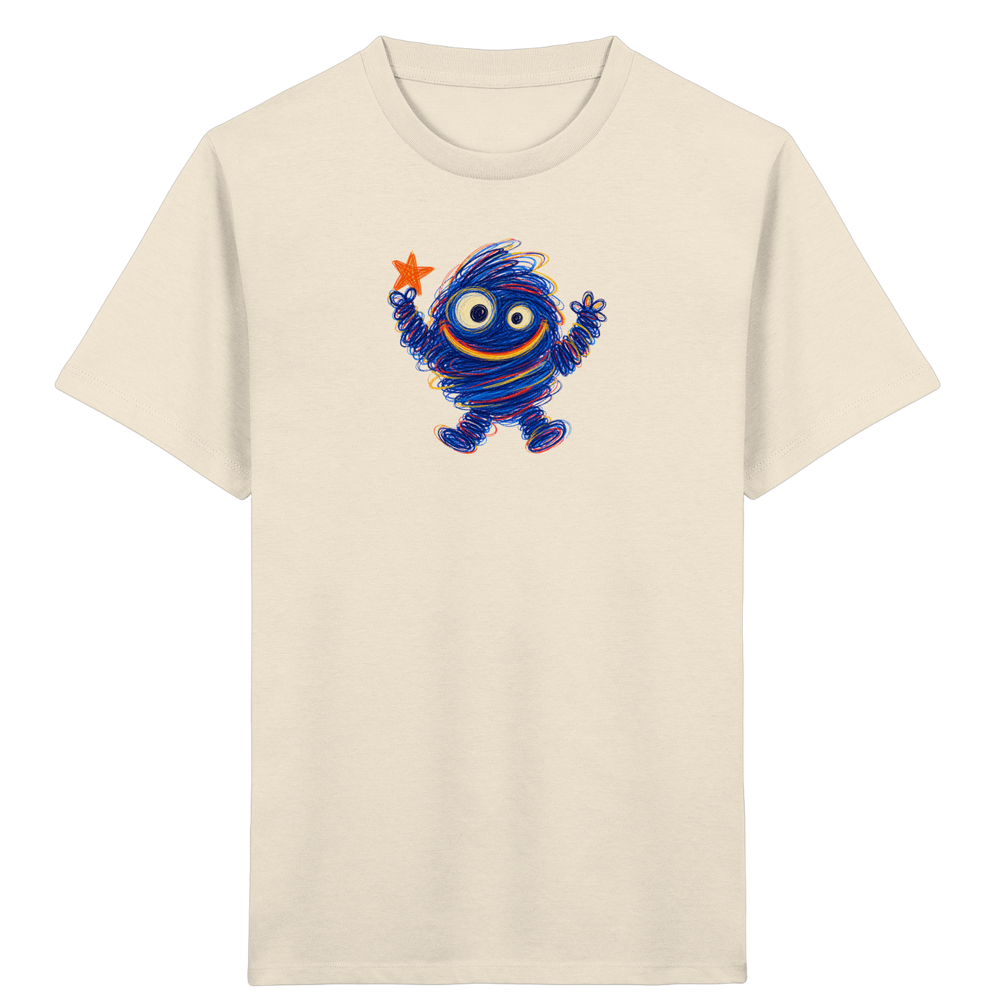 Kuschelsturm Kritzelmonster Shirt - Kinder Bio T-Shirt