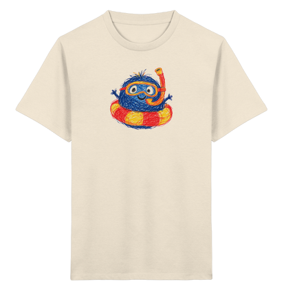 Schnorchelmumpf im Schwimmring - Kinder Bio T-Shirt