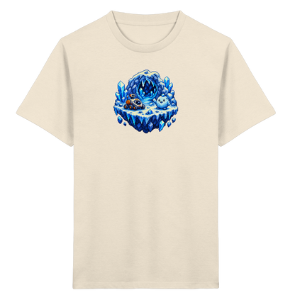 Abenteuerliches Pixel Eis-Geist T-Shirt - Kinder Bio T-Shirt