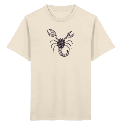 Skorpion von oben gezeichnet - Kinder Bio T-Shirt