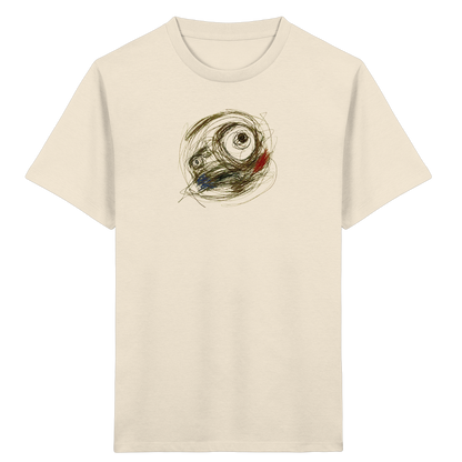 Cooles Monster T-Shirt im Scribble-Look - Kinder Bio T-Shirt