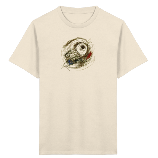 Cooles Monster T-Shirt im Scribble-Look - Kinder Bio T-Shirt