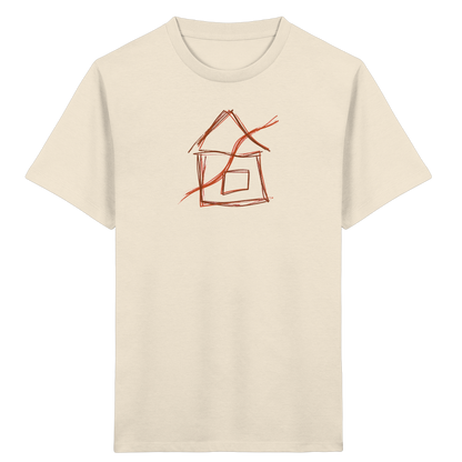 Braunes Eckenhaus Kinder T-Shirt - Kinder Bio T-Shirt