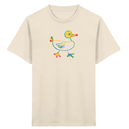 Farbpunkt Ente Kinder Motiv - Kinder Bio T-Shirt