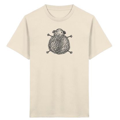 Meerschweinchen von oben - Kinder Bio T-Shirt