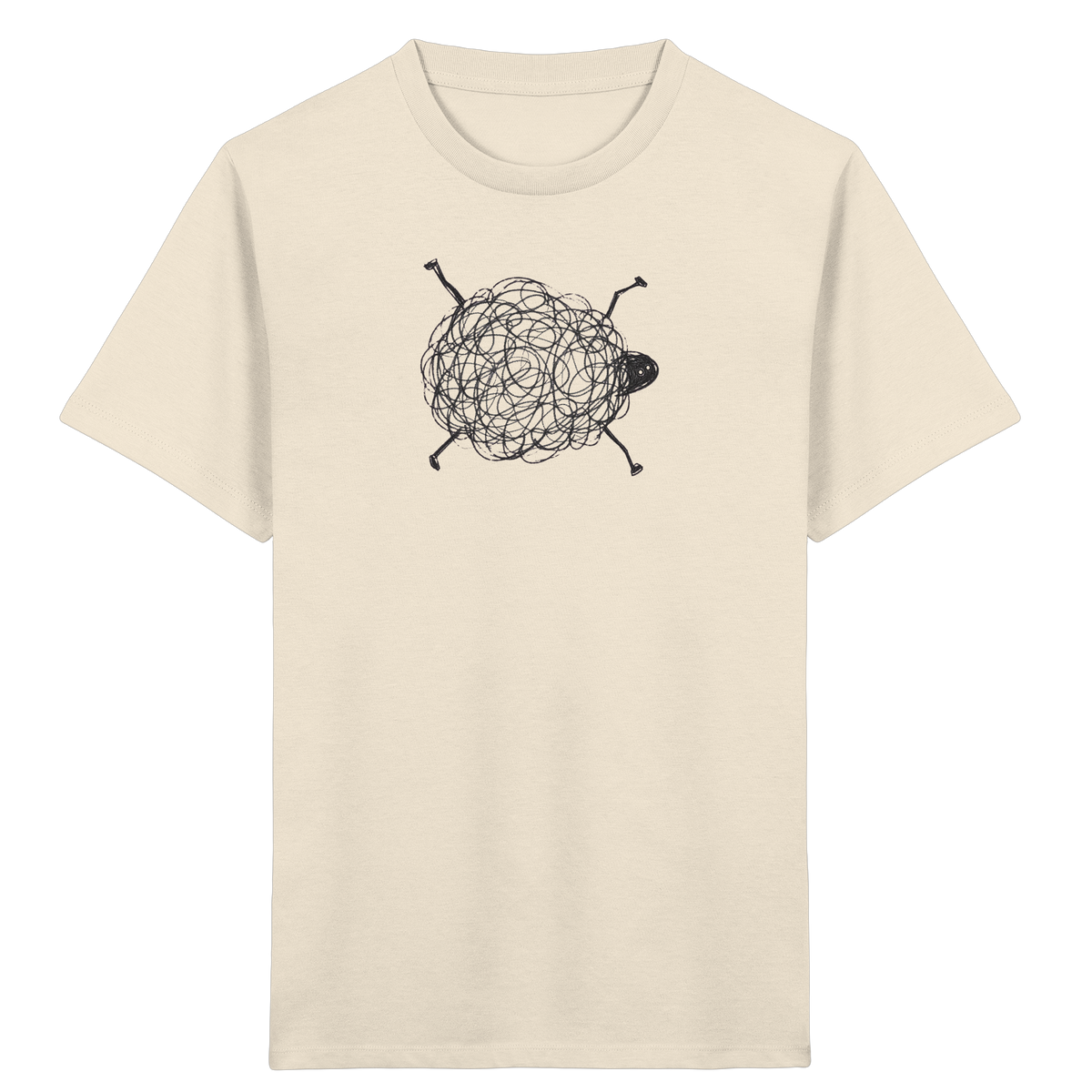 Schaf von oben Shirt - Kinder Bio T-Shirt