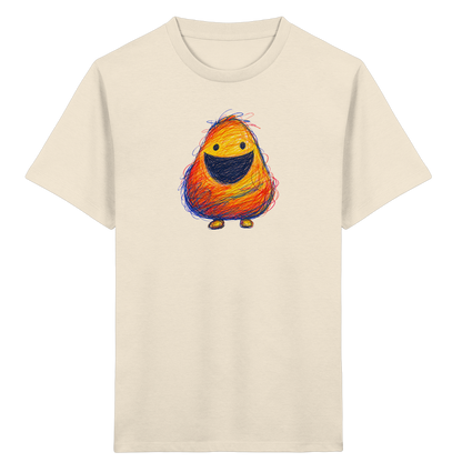 Zahnloses Grinsen Monster Shirt - Kinder Bio T-Shirt