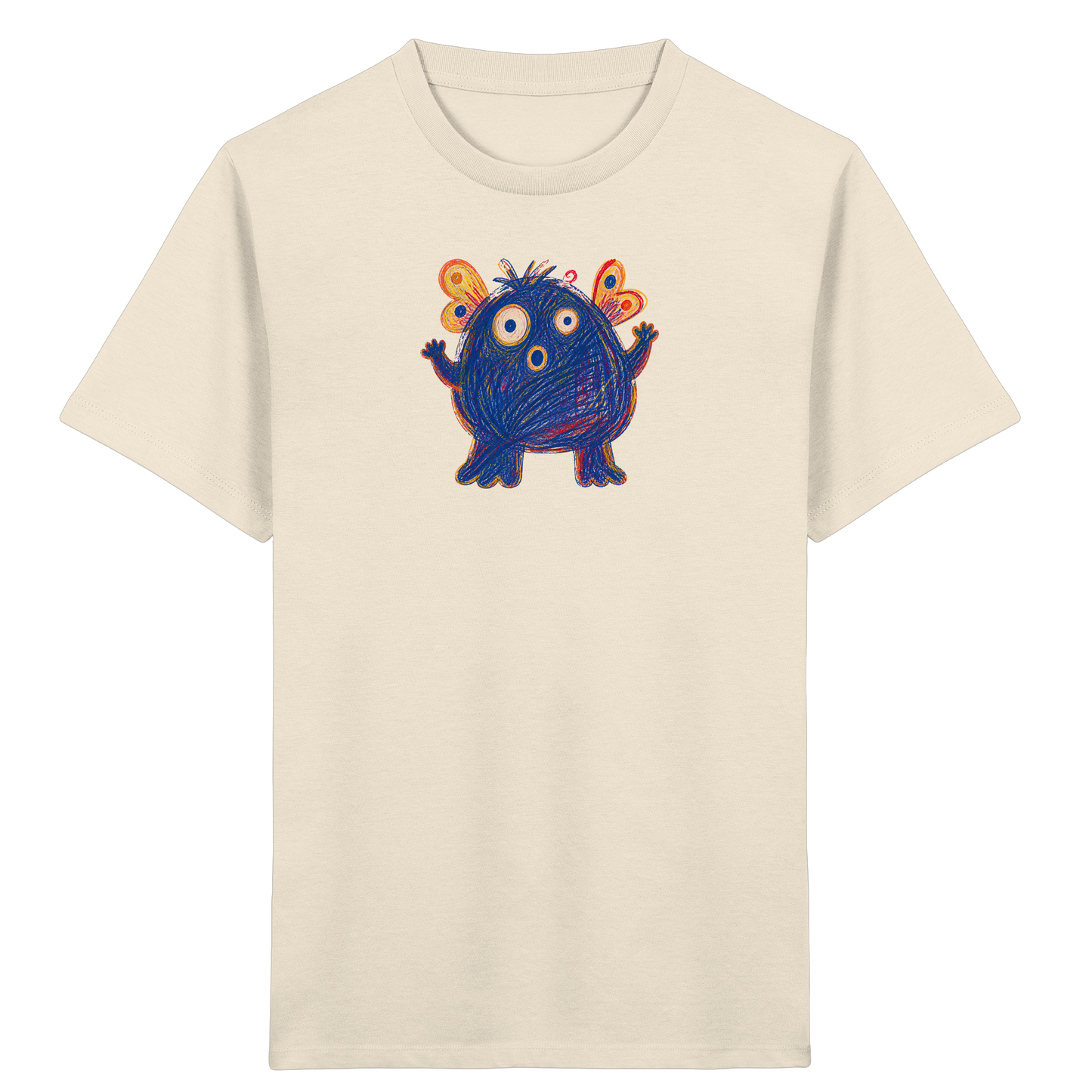 Flatterflauschi mit kleinen Flügeln - Kinder Bio T-Shirt